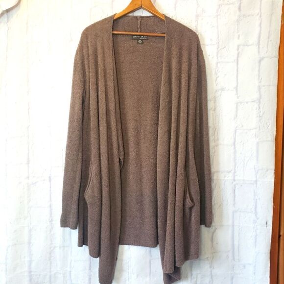 BAREFOOT DREAMS Cozy Chic Lite Open Front Cardigan Sweater S/M - Picture 1 of 7